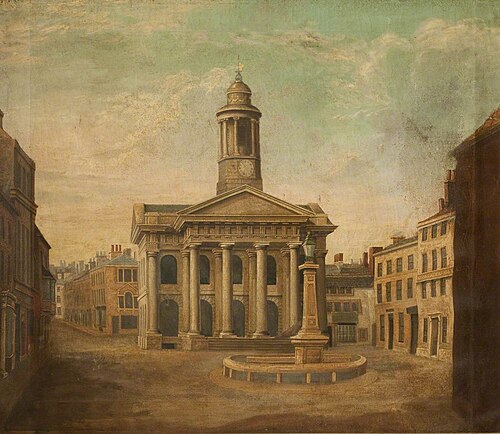 Lancaster Old Town Hall, 1850, 
