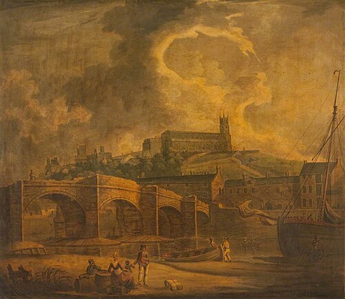Lancaster Old Bridge, 1750, 