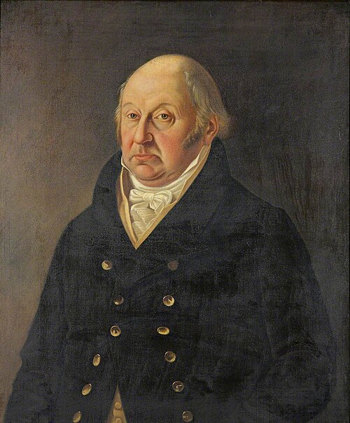 Portrait of an Unknown Gentleman in a Black Coat with Brass Buttons, 1800, 