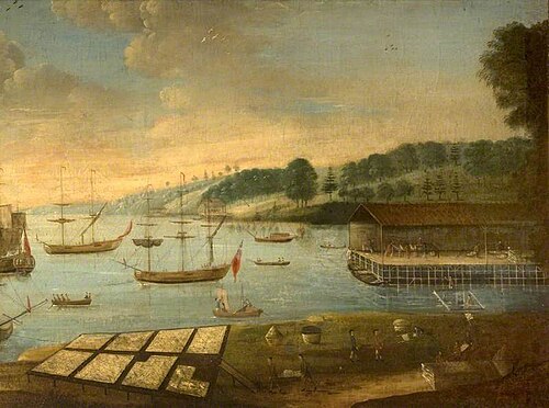 The Old House at Trinity with Wooded Hills, Newfoundland, Canada, 1750, 