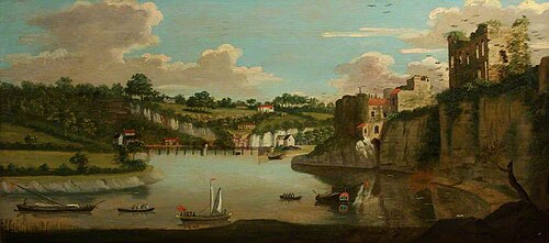 View of Chepstow, 1750, 