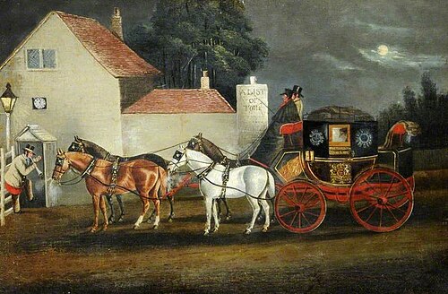 Hull and London Royal Mail Coach, 1860, 