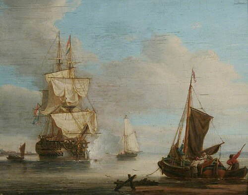 Shipping Scene, 1800, 