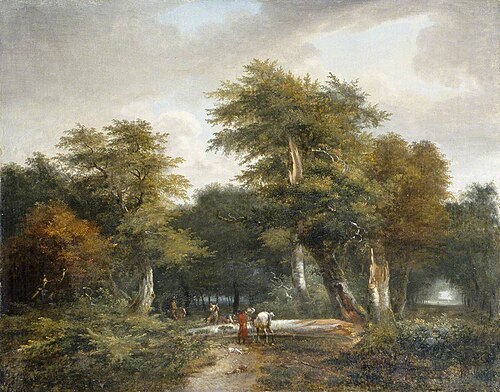 Woodcutters in a Forest, 1800, 