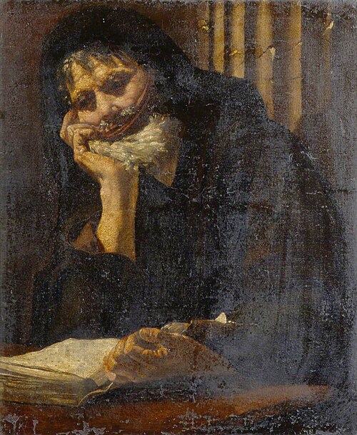 Seated Figure with a Book, 1800, 