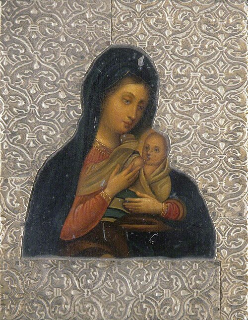 Icon with Virgin and Child, 1750, 