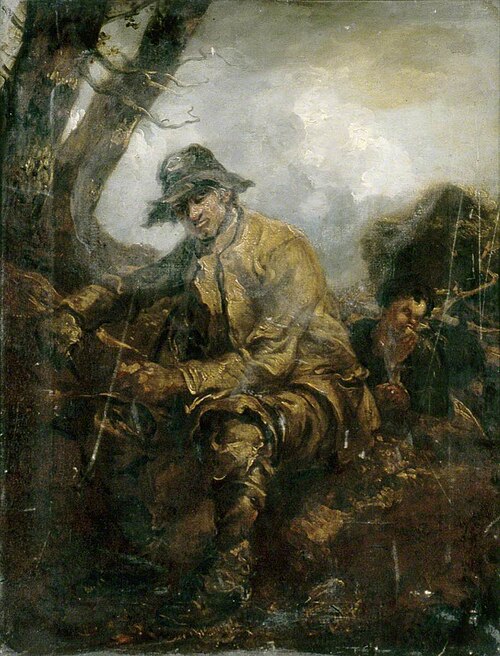 Peasants in a Woodland Clearing, 1800, 