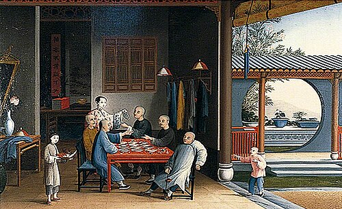 A Dining Scene, 1800, 