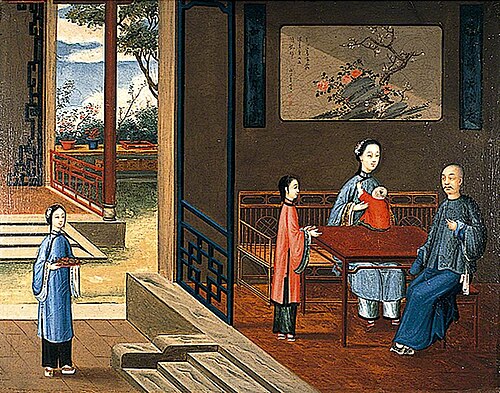 Family Group, 1800, 