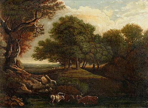 Landscape with Cattle, 1800, 