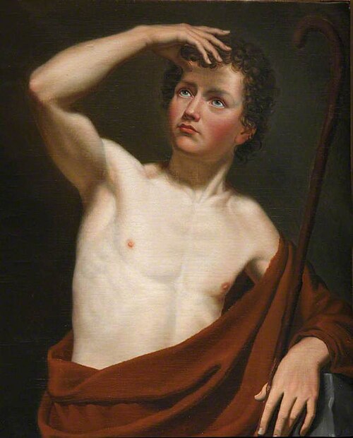 A Male 'Academic' as Saint John the Baptist, 1800, 
