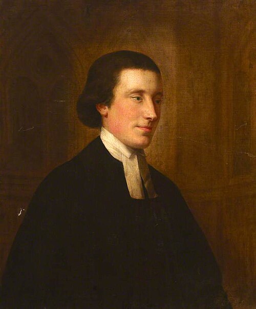Portrait of a Young Man in a Black Gown and Bands, 1800, 