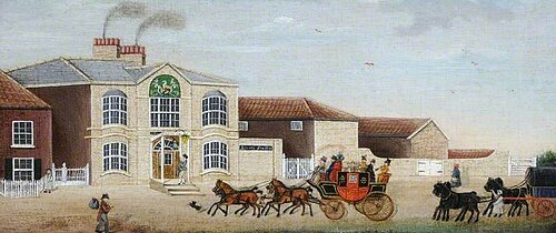'Trafalgar' Stage Coach, 1860, 