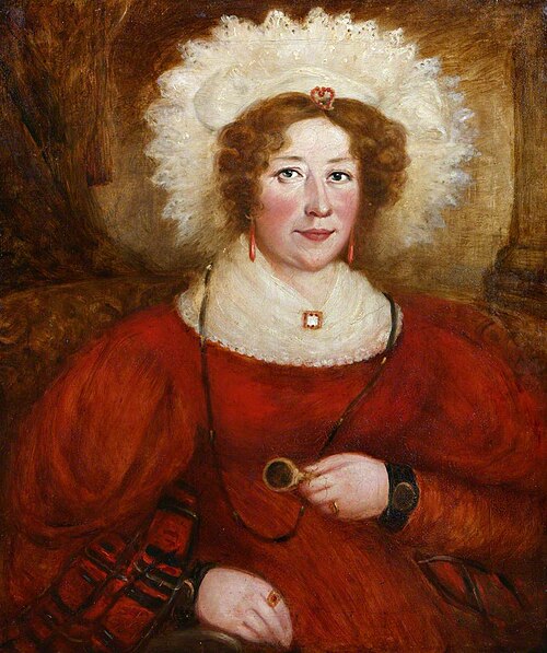 Portrait of an Unknown Woman with a Reading Glass, 1850, 