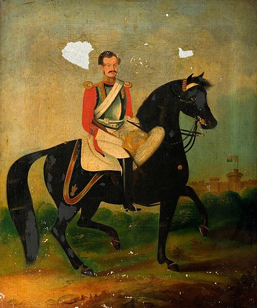 William Allen of Stoke in Full Dress Uniform of the Life Guards, 1825, 
