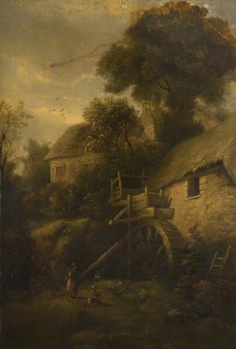 An Old English Mill, 1750, 