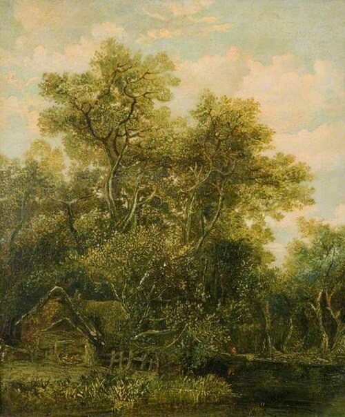 A Shaded Pool, 1850, 