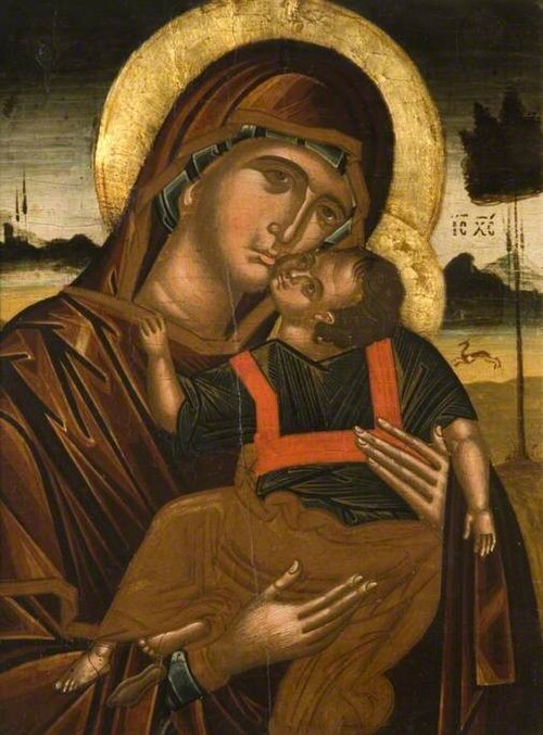 Icon with the Virgin and Child, 1850, 