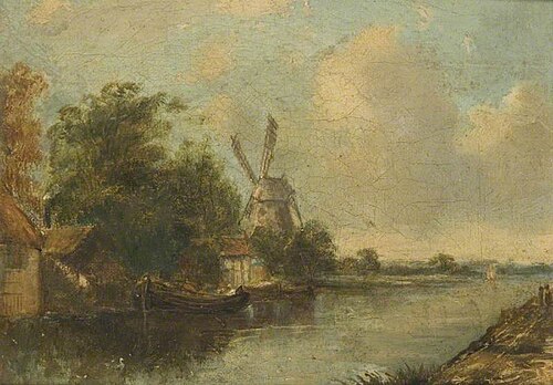 River Scene, 1850, 