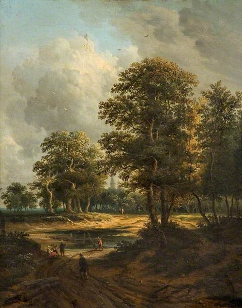Landscape with Pool, 1850, 