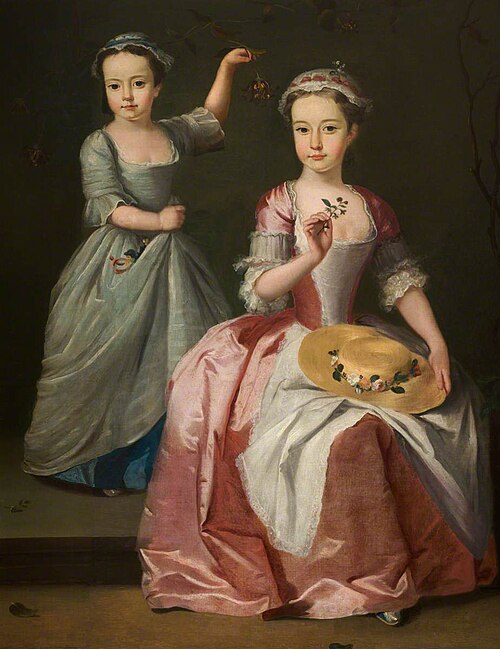 Meriel Legh and Dorothea Byrne, 1750, 