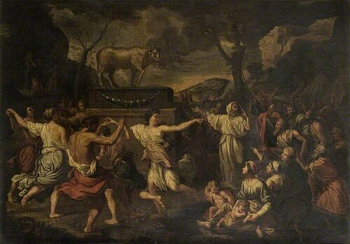 The Adoration of the Golden Calf, 1720, 