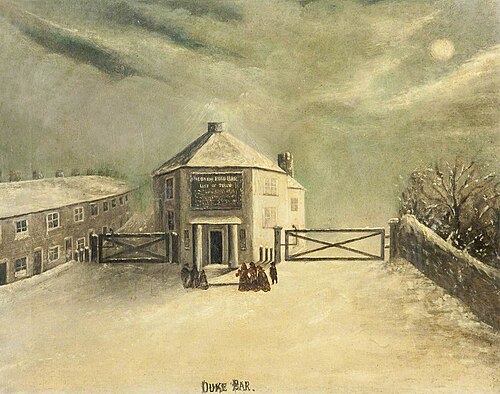 Duke Bar, Burnley, around 1850, 1850, 