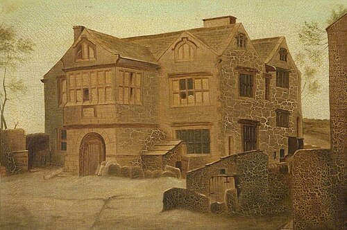 Worsthorne Old Hall, 1850, 