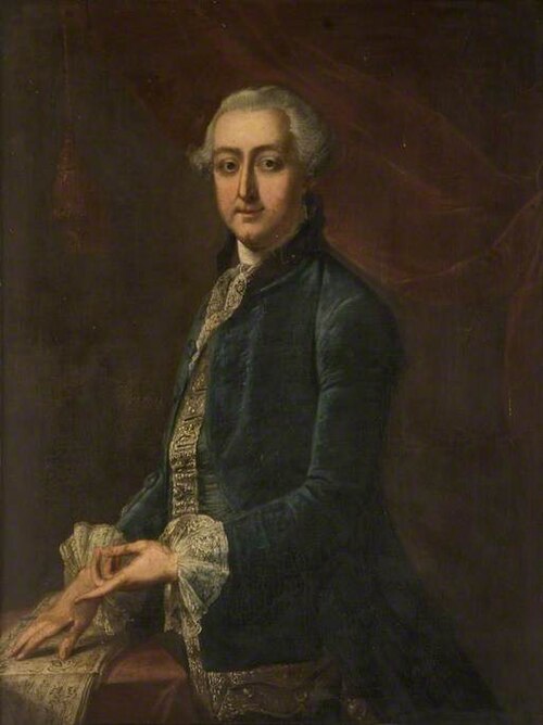 Gentleman with Sheet Music, 1750, 