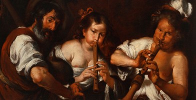 Street musicians., 1630, 