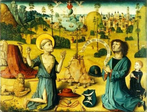 Penance of St. Jerome., 1500, 