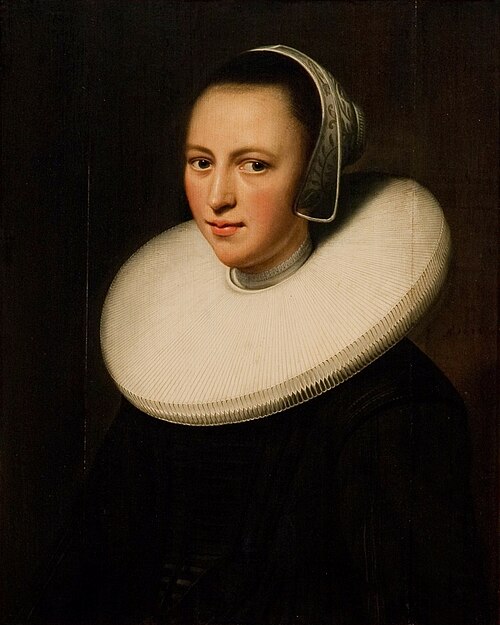 Portrait d'une femme à la fraise., 1644, 