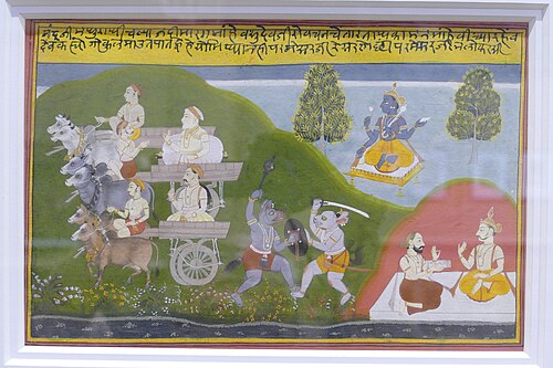 Two demons fighting with each other, 1700, 