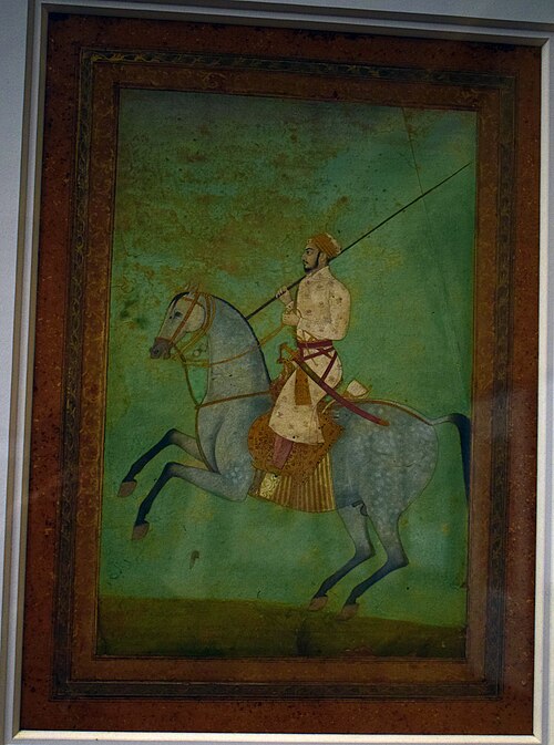 Darashikoh on horse, 1700, 
