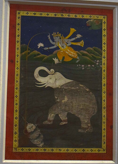 Krishna killing Shankhasura, 1800, 