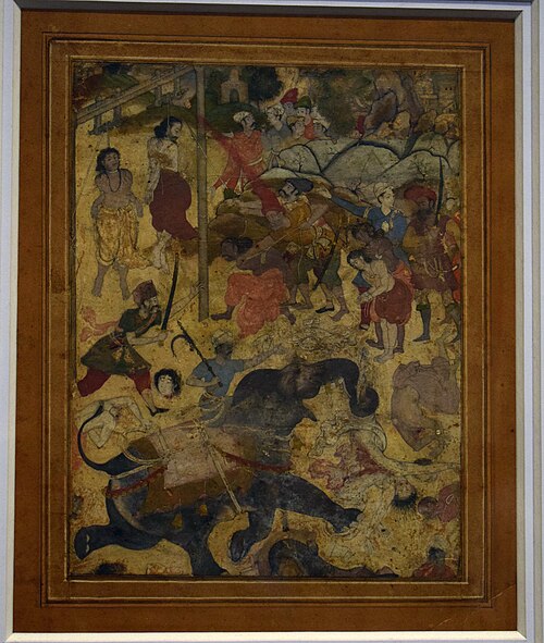 Scene of a gruesome massacre, 1612, 