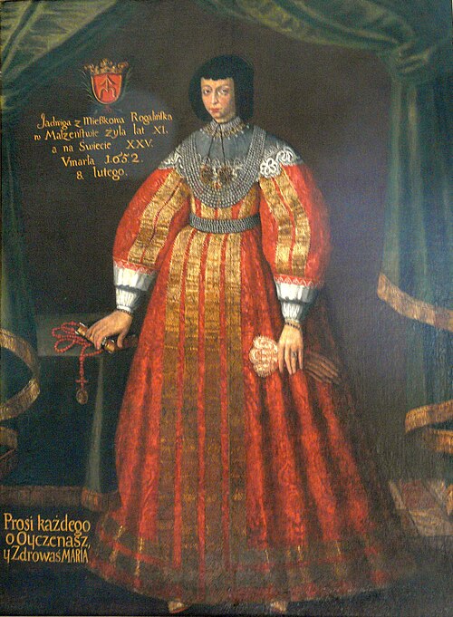 Portrait of Jadwiga of Mieszków Rogalińska., 1640, 