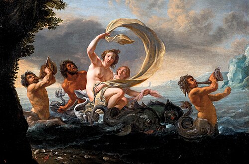 Neptune et Amphitrite (Triomphe de Galatée)., 1650, 