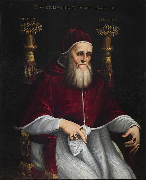 Portrait of Pope Julius II, 1555, 