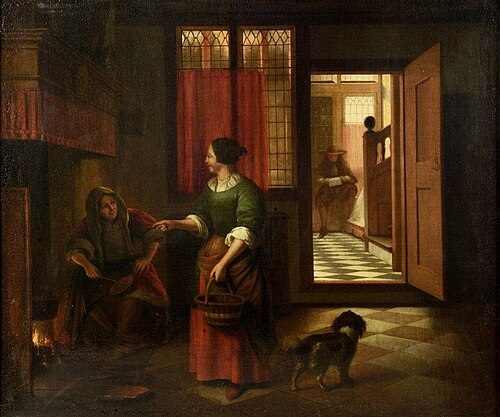 Interior of a house., 1670, 