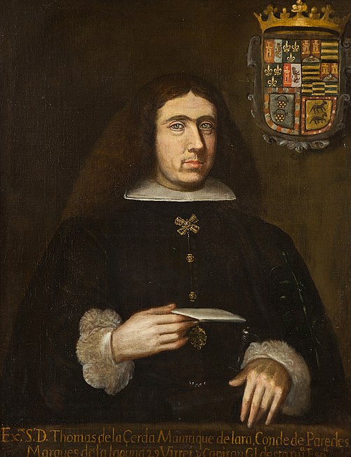 Porträt des Tomás de la Cerda, 3rd Marquis of la Laguna (1638-1692), 1680, 
