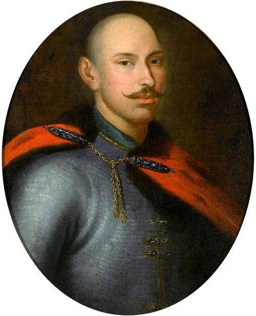 Portrait of Andrzej Potocki in a chainmail., 1680, 