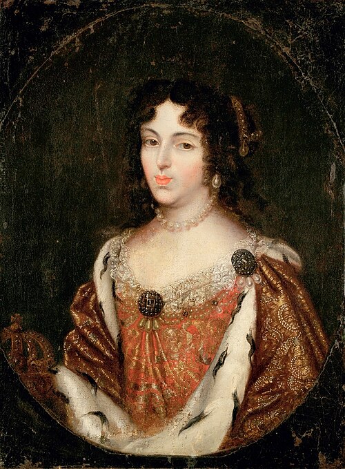 Portrait of Marie Casimire Sobieska, 1680, 