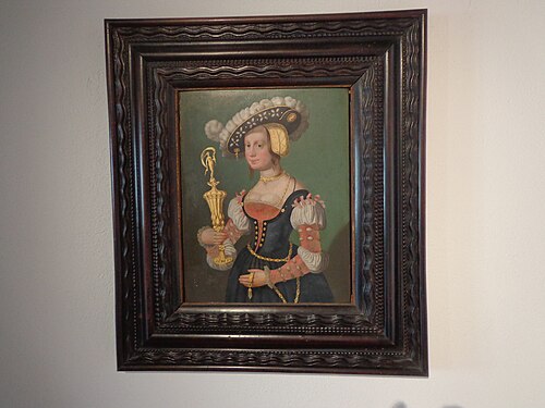 Portrait of a Woman Holding a Hanap, 1600, 
