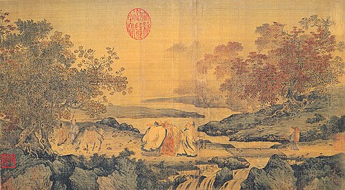 Three Men Laughing by Tiger Creek, , 