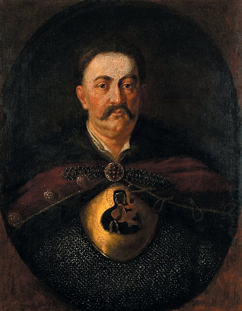 Portrait de Jean III Sobieski avec un hausse-col., 1650, 