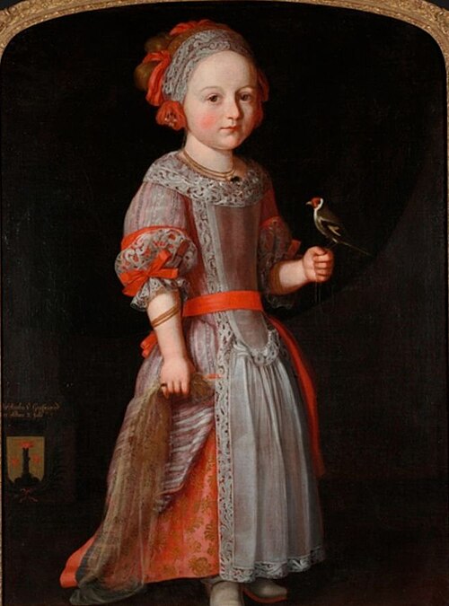 Bildnis Sedide Azabe von Herwart geb. von Graffenried (1674-1752), 1677, 