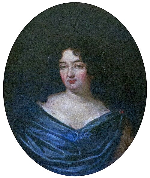 Portrait of a lady, most probably Queen Marie Casimire Sobieska, 1680, 