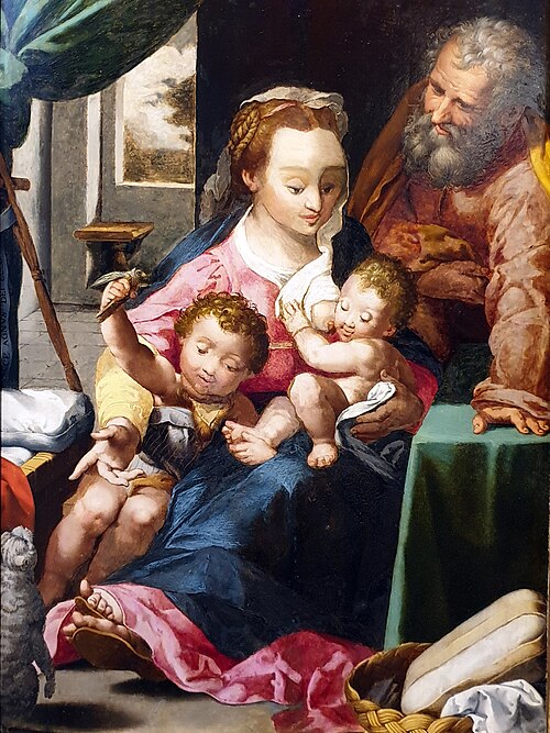 The cat madonna, 1695, 