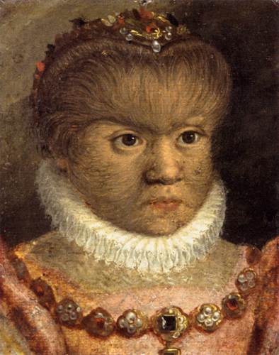 The Daughter of the "Hairy Man from Munich", 1580, 